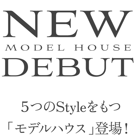 ニューモデルハウス、デビュー