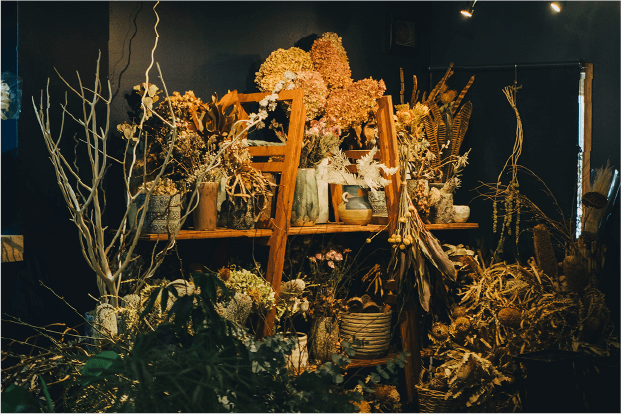 画像：花材