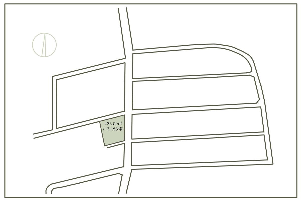 広島県廿日市市大野 分譲地 区画図