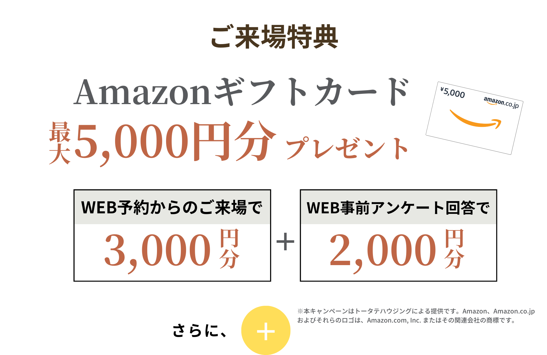 見学ツアー9月来場特典